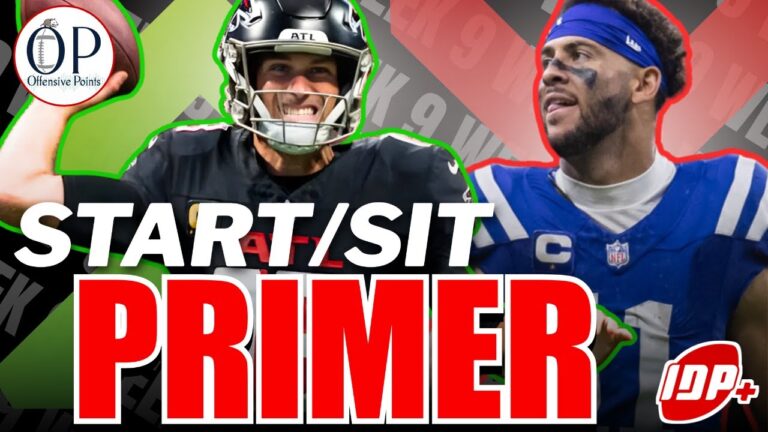 HOT Week 9 Fantasy Football: Top NFL Player Lineup Advice!