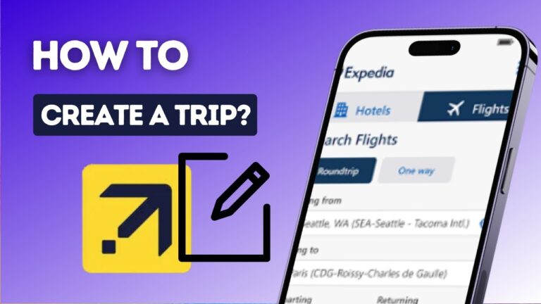 How to create a trip in Expedia?