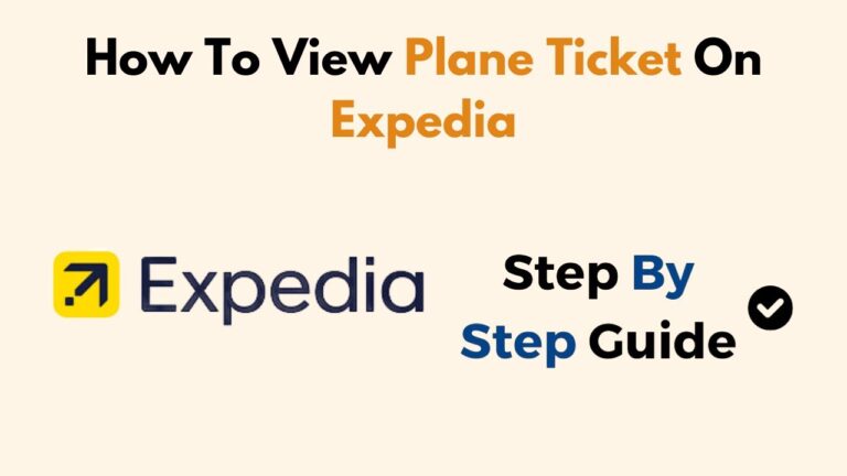 How To View Plane Ticket On Expedia